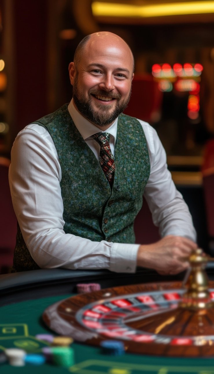 Live dealer studio broadcasting Lightning Baccarat on paito kentucky mobile app